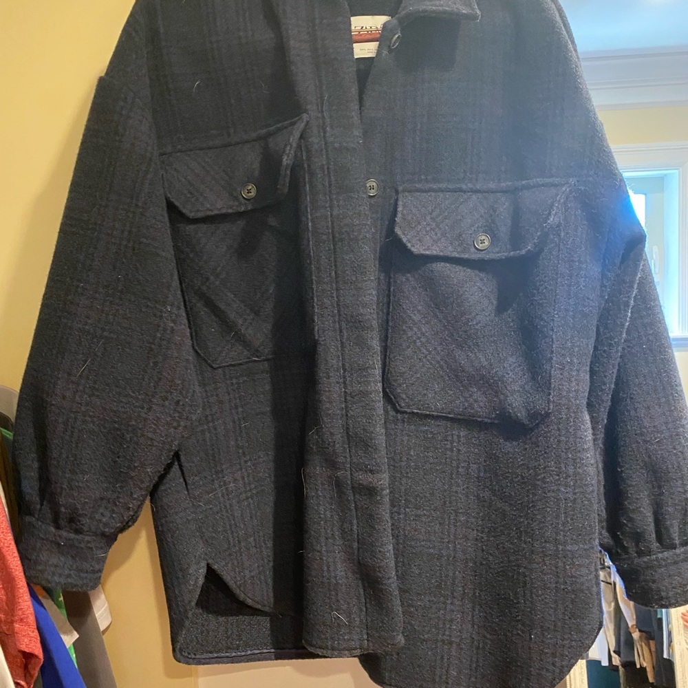 Zara black and baby shacket size large